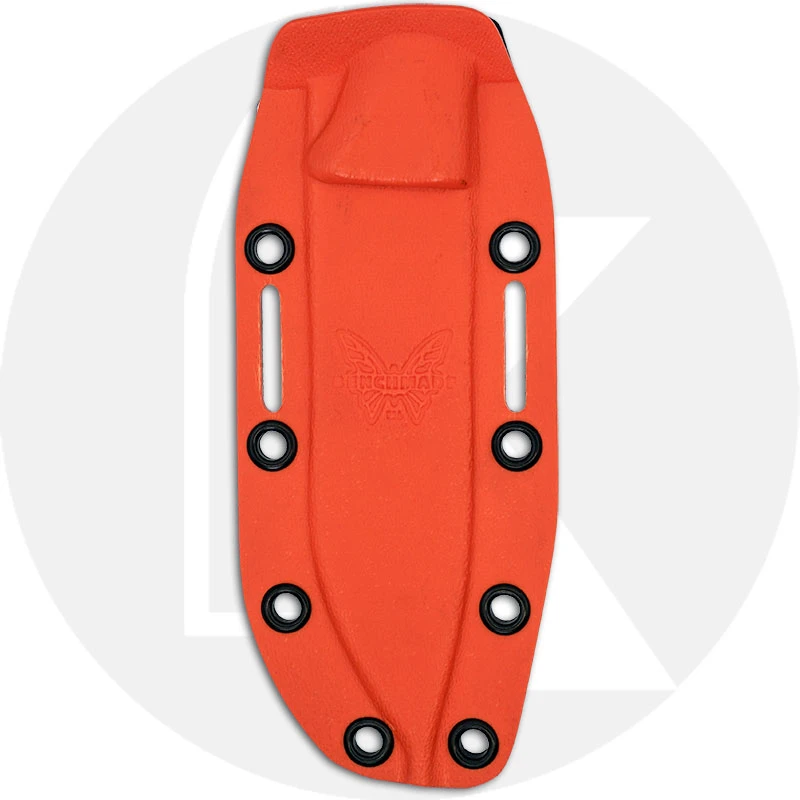 Benchmade Saddle Mountain Skinner 15002-1 - CPM S90V Drop Point Fixed Blade - Richlite / Orange G10 Handle - Hunting Knife - USA Made 3 Benchmade Saddle Mountain Skinner 15002-1 - CPM S90V Drop Point Fixed Blade - Richlite / Orange G10 Handle - Hunting Knife - USA Made - Image 3