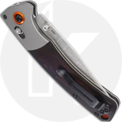 Benchmade Crooked River Knife, Wood, BM-150802 5 Benchmade Crooked River Knife, Wood, BM-150802 -Knives Shop BM 150802 CLOSED BACK