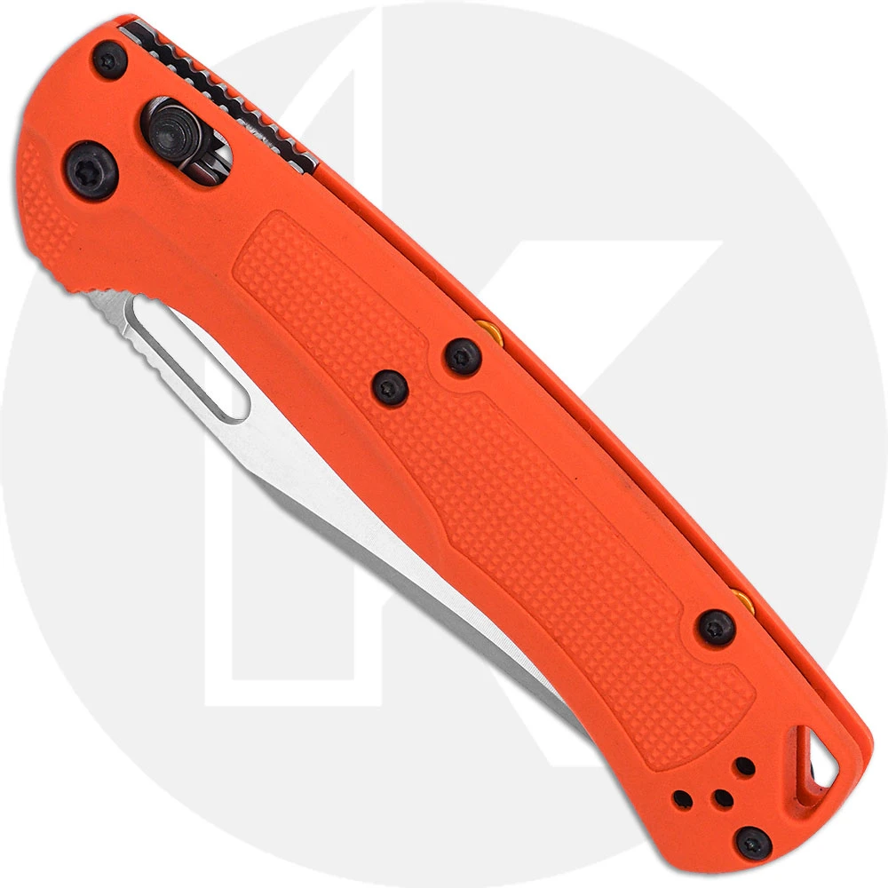 Benchmade Taggedout 15535 - CPM 154 Clip Point - Orange Grivory - AXIS Lock Folder - USA Made 2 Benchmade Taggedout 15535 - CPM 154 Clip Point - Orange Grivory - AXIS Lock Folder - USA Made - Image 2