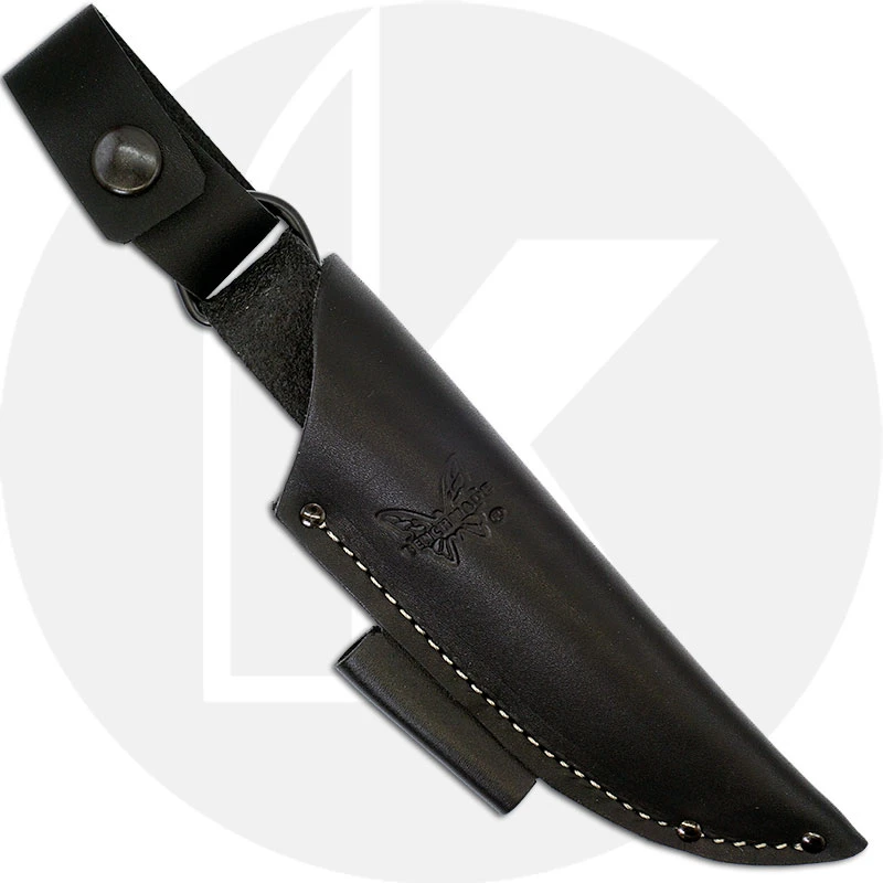 Benchmade 200 Puukko Finnish Style Bushcraft Knife Drop Point With Ranger Green Santoprene Handle USA Made 3 Benchmade 200 Puukko Finnish Style Bushcraft Knife Drop Point With Ranger Green Santoprene Handle USA Made - Image 3