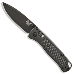 Benchmade Mini Bugout 533BK-2 Knife - Black S30V Drop Point - Black CF-Elite - AXIS Lock Folder - USA Made