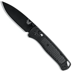 Benchmade Bugout 535BK-2 Knife - Black Drop Point - CF Elite - AXIS Lock Folder - USA Made