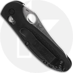 Benchmade 555 Mini Griptilian S30V EDC Sheepfoot Black GFN AXIS Lock Folder USA Made -Knives Shop BM 555 CLOSED BACK