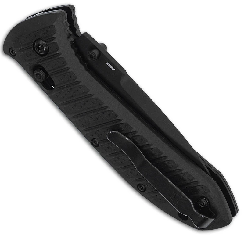 Benchmade Presidio II Ultra Knife 570SBK-1 - Black Part Serrated S30V Drop Point - Black CF Elite - AXIS Lock Folder - USA Made 3 Benchmade Presidio II Ultra Knife 570SBK-1 - Black Part Serrated S30V Drop Point - Black CF Elite - AXIS Lock Folder - USA Made - Image 3