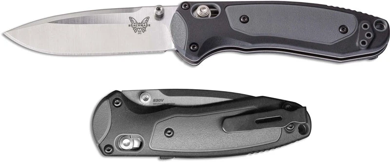 Benchmade 595 Mini Boost Knife Drop Point AXIS Assist Folder Dual Durometer Handle 2 Benchmade 595 Mini Boost Knife Drop Point AXIS Assist Folder Dual Durometer Handle - Image 2