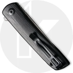 CIVIVI Bo C20009B-3 - Gray Stonewash Nitro-V - Black G10 - Liner Lock Flipper Folder -Knives Shop C20009B 3 Bo CLOSED BACK