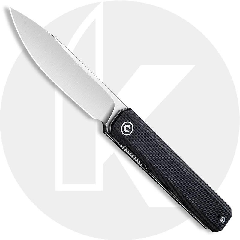 CIVIVI Exarch Knife C2003C - Value Price EDC - Satin D2 Drop Point - Black G10 - Liner Lock - Front Flipper Folder 1 CIVIVI Exarch Knife C2003C - Value Price EDC - Satin D2 Drop Point - Black G10 - Liner Lock - Front Flipper Folder