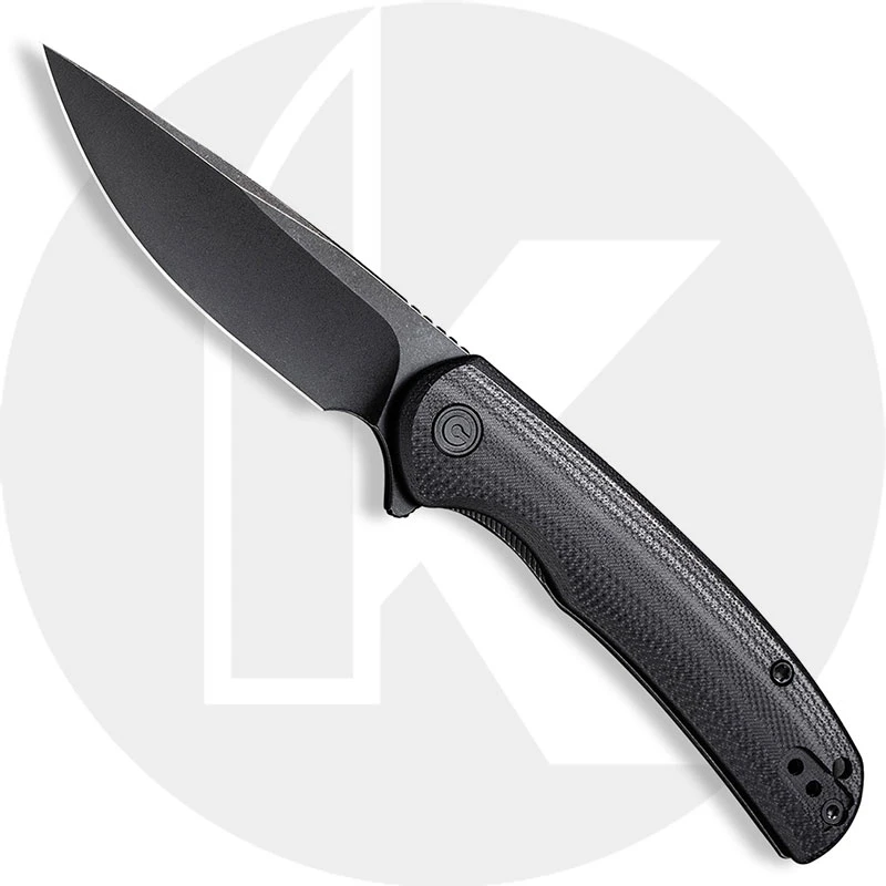 CIVIVI NOx C2110C - Black Stonewash Nitro-V - Black G10 / Stainless Steel - Frame Lock Folder 1 CIVIVI NOx C2110C - Black Stonewash Nitro-V - Black G10 / Stainless Steel - Frame Lock Folder