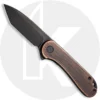 CIVIVI Elementum C907T-B - Black Stonewash D2 Tanto - Black Hand Rubbed Copper - Liner Lock - Flipper Folder