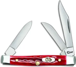 Case Small Stockman Knife 10305 Pocket Worn Old Red Bone 6333SS