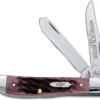 Case Mini Trapper Knife 14070 - Limited Edition XIV - Cabernet Bone - 6207SS - Discontinued - BNIB