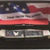 Case 16300 U.S. Veteran Trapper Knife Gift Set Embellished Smooth Natural Bone 6254SS