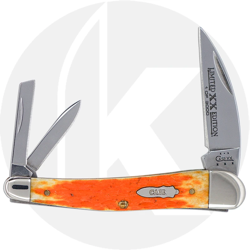 Case Seahorse Whittler Knife 17077 - Limited Edition XVII - Orange Peel Bone - 6355WHSS - Discontinued - BNIB 1 Case Seahorse Whittler Knife 17077 - Limited Edition XVII - Orange Peel Bone - 6355WHSS - Discontinued - BNIB