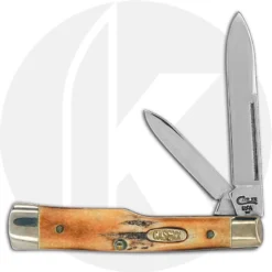 Case Small Gunstock Knife 01724 - Burnt Stag - 5215SS - Discontinued - BNIB