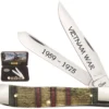 Case 22040 Vietnam War Trapper Knife Gift Set Embellished Smooth Natural Bone 6254SS