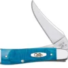 Case RussLock Knife 25589 Caribbean Blue Bone 61953LSS