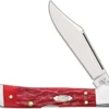 Case Mini CopperLock Knife 31954 Dark Red Bone CV 61749LCV
