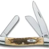 Case Medium Stockman Knife, Amber Bone CV, CA-39