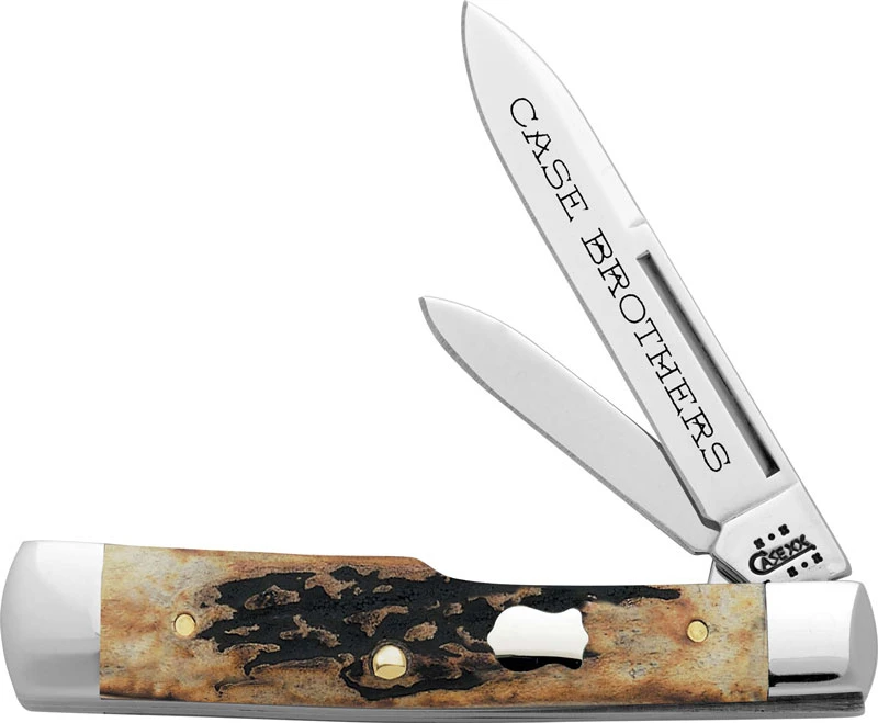 Case Gunstock Knife 05291 - Case Brothers - Genuine Stag - 5215SS - Discontinued - BNIB 1 Case Gunstock Knife 05291 - Case Brothers - Genuine Stag - 5215SS - Discontinued - BNIB