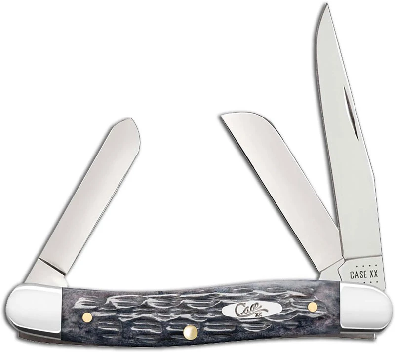 Case Medium Stockman Knife 58413 Pocket Worn Gray Bone CV 6318CV 1 Case Medium Stockman Knife 58413 Pocket Worn Gray Bone CV 6318CV