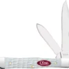 Case Small Swell Center Jack Knife 60193 - White Synthetic SparXX - 6225 1 / 2SS