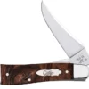 Case RussLock Knife 64068 - Brown Maple Burl Wood - 71953LSS