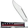 Case Mini CopperLock Knife 07312 Red Line Stripes Of Service 61749LSS