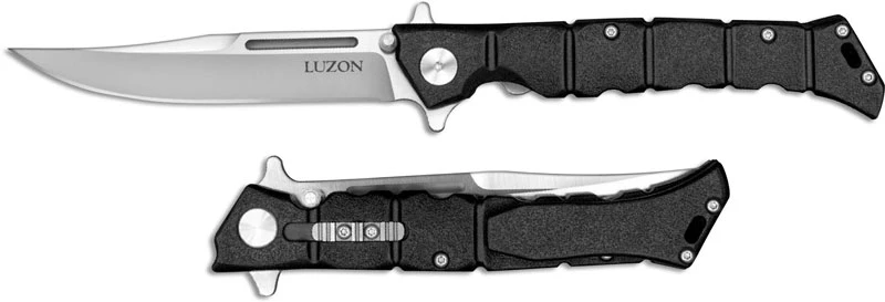 Cold Steel 20NQL Luzon Mike Wallace Balisong Inspired Clip Point Flipper Knife Black GFN Handle 2 Cold Steel 20NQL Luzon Mike Wallace Balisong Inspired Clip Point Flipper Knife Black GFN Handle - Image 2