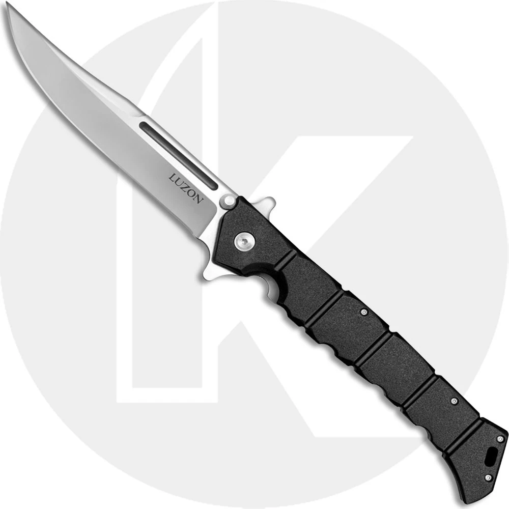 Cold Steel 20NQX Luzon Mike Wallace Balisong Inspired Clip Point Flipper Knife Black GFN Handle 1 Cold Steel 20NQX Luzon Mike Wallace Balisong Inspired Clip Point Flipper Knife Black GFN Handle