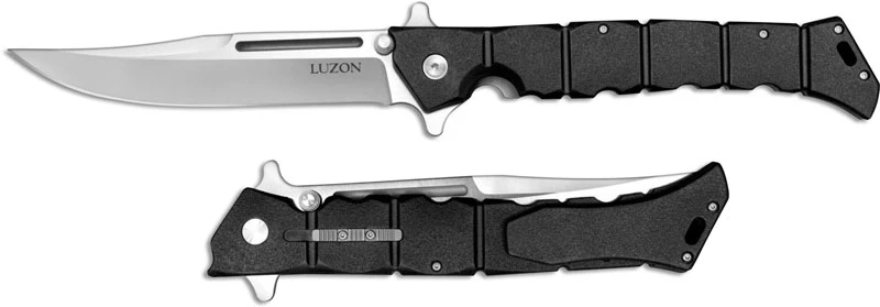 Cold Steel 20NQX Luzon Mike Wallace Balisong Inspired Clip Point Flipper Knife Black GFN Handle 2 Cold Steel 20NQX Luzon Mike Wallace Balisong Inspired Clip Point Flipper Knife Black GFN Handle - Image 2