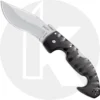 Cold Steel 21ST Spartan Knife AUS 10A Open On Withdrawal Black Griv-Ex Tri-Ad Lock Folder
