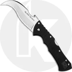 Cold Steel 22BS Black Talon 2 S35VN Andrew Demko Serrated Open On Withdrawal Black G10 Folder