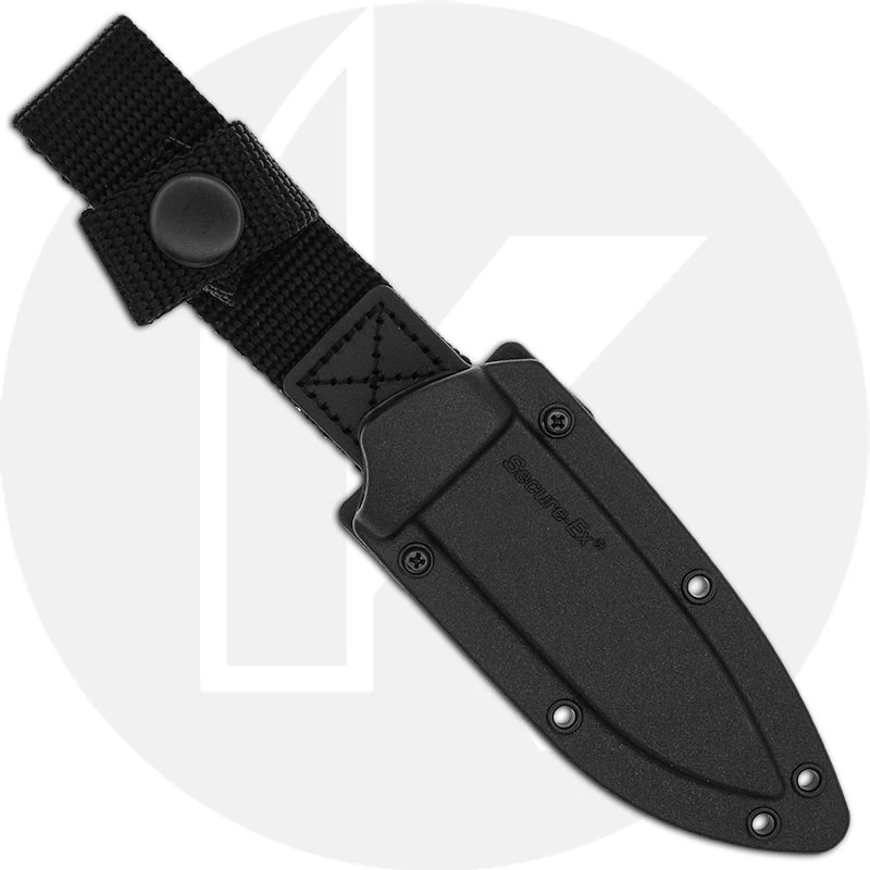 Cold Steel Pendleton Mini Hunter 36LPMF - AUS10A Drop Point Fixed Blade - Black Kray-Ex - Secure-Ex Sheath 2 Cold Steel Pendleton Mini Hunter 36LPMF - AUS10A Drop Point Fixed Blade - Black Kray-Ex - Secure-Ex Sheath - Image 2