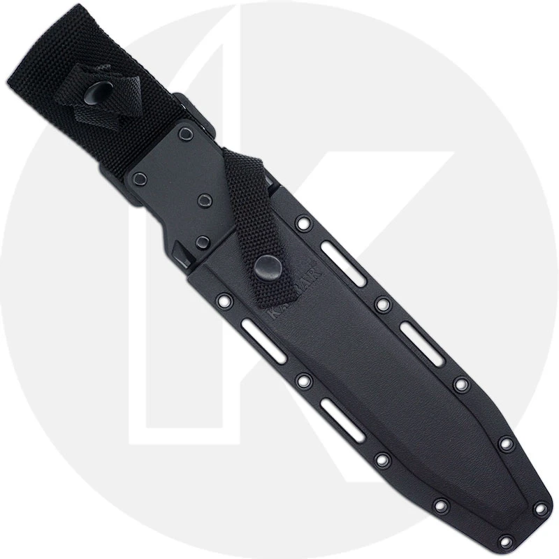 KA-BAR Black Fighter - 1269 - Plain Edge Clip Point - Black Kraton G - USA Made 2 KA-BAR Black Fighter - 1269 - Plain Edge Clip Point - Black Kraton G - USA Made - Image 2