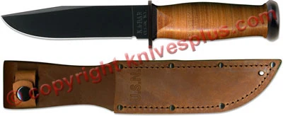 KABAR Mark I Knife, Leather Handle, KA-2225 1 KABAR Mark I Knife, Leather Handle, KA-2225