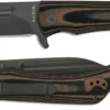 KABAR 3066 Mark 98 Folder Black Spear Point Brown And Black G10 Liner Lock Flipper Knife