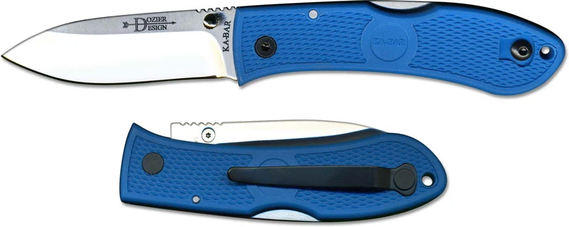 KABAR Dozier Folding Hunter, Blue, KA-4062BL 1 KABAR Dozier Folding Hunter, Blue, KA-4062BL