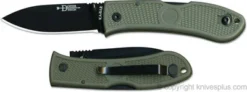 KA-BAR Knives: KABAR Dozier Folding Hunter, Foliage Green, KA-4062FG
