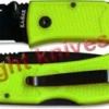 KABAR Mini Dozier Folder, Zombie Green, KA-4072ZG
