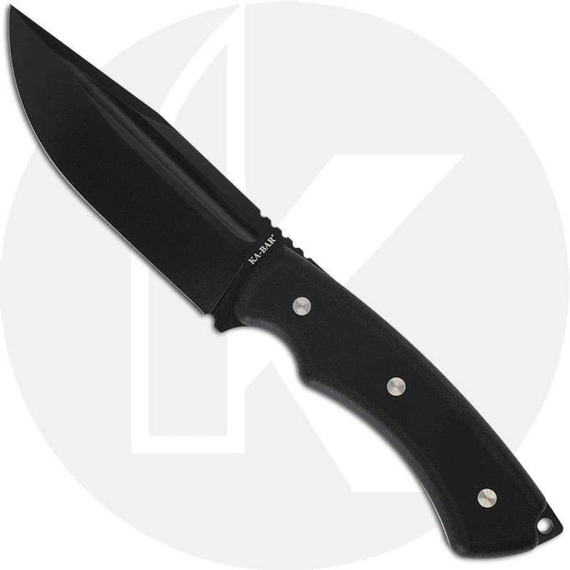 KABAR IFB Drop Point 5350 - Value Priced Fixed Blade - Black Drop Point - Black G10 - MOLLE Compatible Sheath 1 KABAR IFB Drop Point 5350 - Value Priced Fixed Blade - Black Drop Point - Black G10 - MOLLE Compatible Sheath