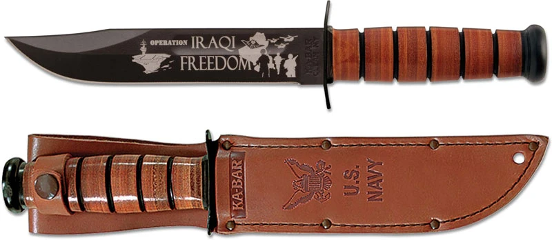 KABAR 9131 US Navy Iraqi Freedom Commemorative Knife 1 KABAR 9131 US Navy Iraqi Freedom Commemorative Knife
