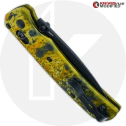 MODIFIED Benchmade Bugout 535BK Knife + AWT Archon Custom Anodized Scales -Knives Shop KP 535 AWT CUSTOM1 CLOSED BACK