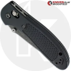 MODIFIED Benchmade Griptilian Knife 551 - S30V - Acid Stonewash - Drop Point -Knives Shop KP 551 1 NEW CLOSED FRONT LOGO