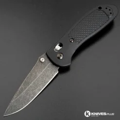 MODIFIED Benchmade Griptilian Knife 551 - S30V - Acid Stonewash - Drop Point -Knives Shop KP 551 1 OPEN FRONT
