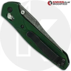 MODIFIED Benchmade 940 Osborne Knife - Acid Stonewashed - Aluminum Handle 7 MODIFIED Benchmade 940 Osborne Knife - Acid Stonewashed - Aluminum Handle -Knives Shop KP 940 2 NEW CLOSED BACK LOGO