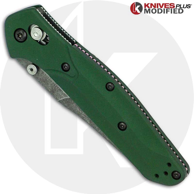 MODIFIED Benchmade 940 Osborne Knife - Acid Stonewashed - Aluminum Handle 3 MODIFIED Benchmade 940 Osborne Knife - Acid Stonewashed - Aluminum Handle - Image 3