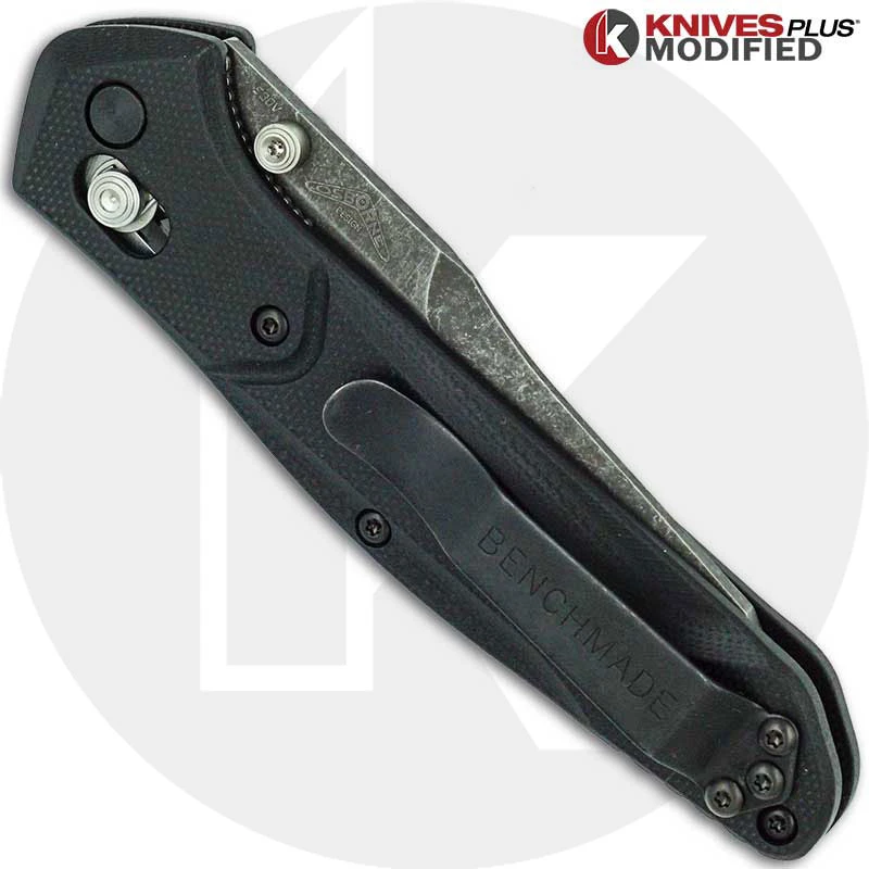 MODIFIED Benchmade 940-2 Osborne Knife - Acid Stonewash - G10 Handle 4 MODIFIED Benchmade 940-2 Osborne Knife - Acid Stonewash - G10 Handle - Image 4
