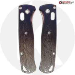 MODIFIED Benchmade Bugout 535BK Knife + KP Titanium Quasar Scales -Knives Shop KP BUGOUT QUASAR FRONT 2