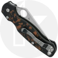 MODIFIED Spyderco Paramiliary 2 Knife - Satin Blade - AWT Custom Anodized Scales 5 MODIFIED Spyderco Paramiliary 2 Knife - Satin Blade - AWT Custom Anodized Scales -Knives Shop KP C81 AWT CUSTOM3 closed back 3