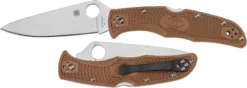 Spyderco Knives: Spyderco Endura 4 Lightweight, Brown, SP-C10FPBN -Knives Shop SP C10FPBN